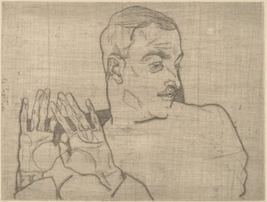 Portret van Arthur Roessler door Egon Schiele