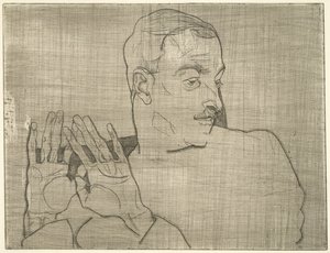 Portret van Arthur Roessler, 1914