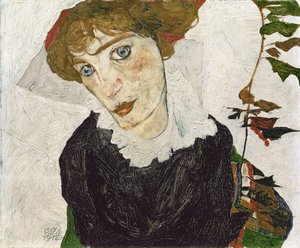 Portret van Wally Neuzil, 1912