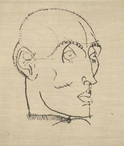 Portret van een man, 1914 door Egon Schiele