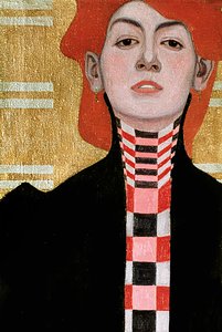 Portret van een vrouw, 1909 (detail) door Egon Schiele