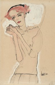 Portret van een vrouw, 1910
