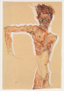 Zelfportret, 1911 door Egon Schiele