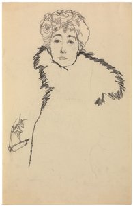 Serena Lederer, 1917 door Egon Schiele