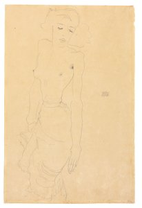 Staande vrouw, 1911 door Egon Schiele