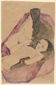 Twee liggende naakten, 1911