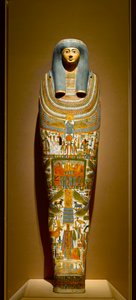 Binnenste Cartonnage van Gautseshenu, ca.700-650 v.Chr. door Egyptian