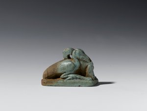 Kleine figuur van een ibis, Late Periode tot Ptolemaeïsche Periode, 664-30 v.Chr. door Egyptian