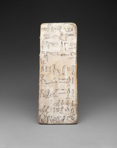 Schrijfbord van een leerling-schrijver, c.2030 v.Chr. door Egyptian 11th Dynasty