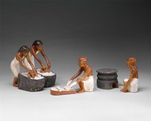 Bakkers en brouwers uit het graf van Meketre, ca. 1981-1975 v.Chr.