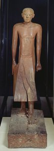 Statuette van Nakhti, kanselier tijdens het bewind van Sesostris I (ca. 1956-ca. 1911 v.Chr.) uit Assiut, Middenrijk, ca. 1934-1898 v.Chr. door Egyptian 12th Dynasty