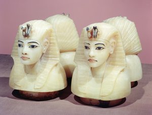 Canopische urnen, uit het graf van Toetanchamon, Nieuwe Koninkrijk