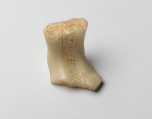 Voet van een shabti van Nefertiti, Nieuwe Koninkrijk door Egyptian 18th Dynasty