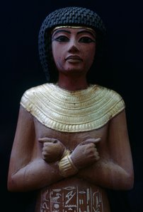 Begrafenisbeeldje (Ushabti) door Egyptian 18th Dynasty