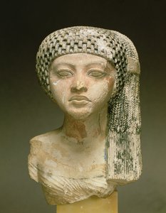 Hoofd van een prinses uit de familie van Akhenaten, Nieuwe Rijk