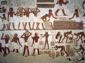 Mannen aan het werk (detail)