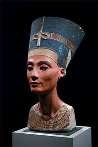 Nefertiti (14e eeuw v.Chr.) koningin-gemalin van farao Akhenaton
