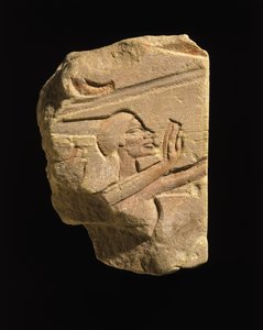Nubische in een gebaar van aanbidding, uit Karnak, Egypte