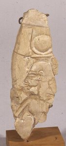 Reliëffragment met Afbeelding van Nefertiti, uit Tell el-Amarna, Nieuwe Koninkrijk door Egyptian 18th Dynasty