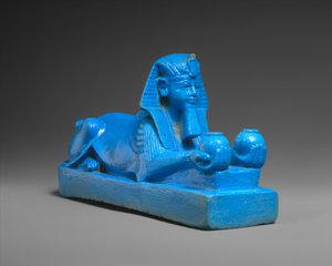 Sfinx van Amenhotep III, mogelijk van een model van een tempel, c.1390-1352 v.Chr.