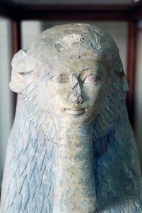 Sfinx van Koningin Hatsjepsoet, van Deir el-Bahari, Egyptische Beschaving, Nieuwe Koninkrijk, Dynastie XVIII