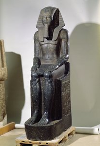 Standbeeld van Amenophis III (c.1391-1353 v.Chr.) uit Tanis, Nieuwe Koninkrijk