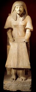 Standbeeld van Maya (Egyptische ambtenaar) door Egyptian 18th Dynasty