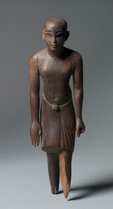Beeldje van een man, ca. 1391-1353 v.Chr. door Egyptian 18th Dynasty