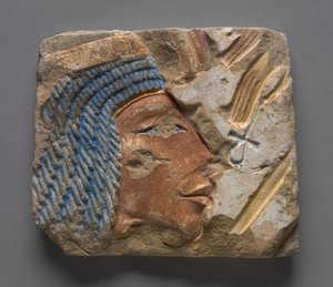 Talatat: Portret van Nefertiti