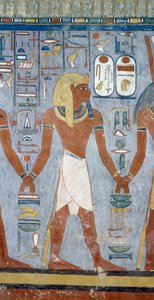 Mannelijke figuur, detail van fresco