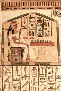 Nefertari speelt senet