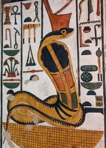 Graf van Nefertari / Egyptische godin Wadjet door Egyptian 19th Dynasty