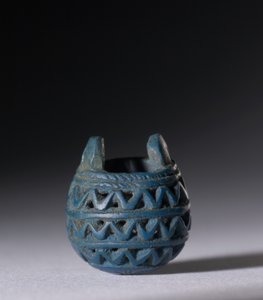 Modelmand als amulet, ca. 1069-945 v.Chr. door Egyptian 21st Dynasty