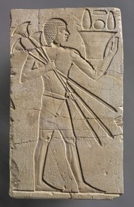 Mannelijke Offerdrager, ca. 667-647 v.Chr. door Egyptian 26th Dynasty