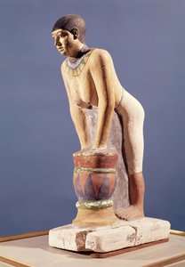 Model van een vrouw die bier maakt, Oude Rijk