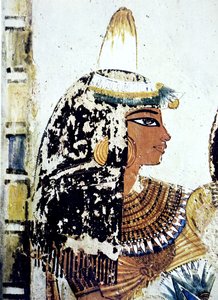 Egyptische grafmuurschildering door Egyptian Egyptian