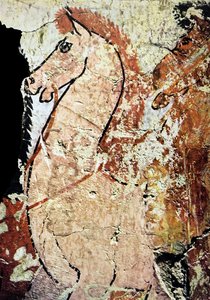 Egyptische grafmuurschildering