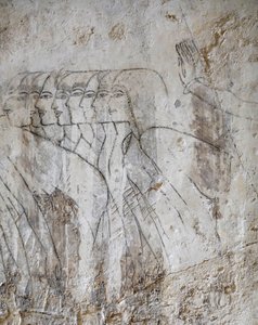 Schets van een groep vrouwen, graf van Ramose door Egyptian Egyptian