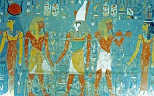 Vallei der Koningen, Graf van Horemheb Farao voor Osiris, Isis, Ma
