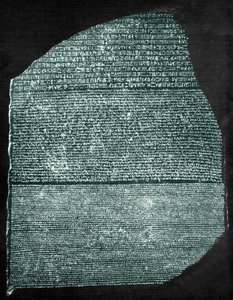 De Steen van Rosetta door Egyptian Ptolemaic Period