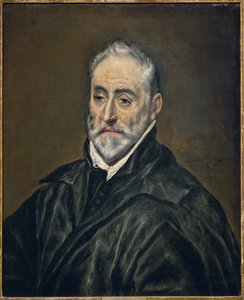 Antonio de Covarrubias y Leiva, theoloog, kanunnik van de kathedraal van Toledo ... door El (1541-1614) Greco