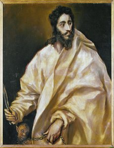 Sint Bartholomeus, apostel (schilderij op doek)