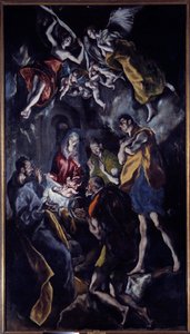 De aanbidding van de herders door El Greco