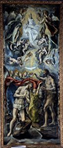 De doop van Christus door El Greco