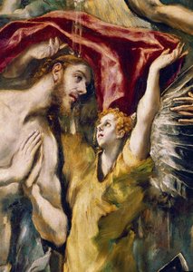 De doop van Christus (detail) door El Greco