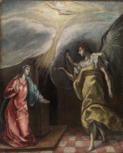 Aankondiging door El Greco (Domenikos Theotokopoulos)