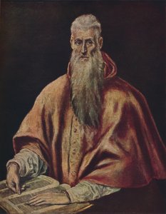 Der Heilige Hieronymus als Kardinal, ca. 1590-1600, 1938 door El Greco