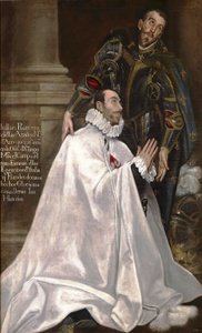 Julián Romero de las Azanas en zijn beschermheilige Sint-Juliaan door El Greco