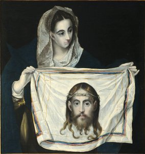 Veronica met het Heilige Gezicht door El Greco