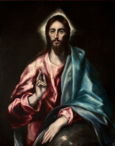 Salvator Mundi El Salvador door El Greco